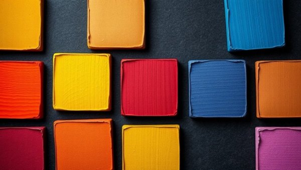 Colorful Kaleidos quad palettes swatches vibrant display