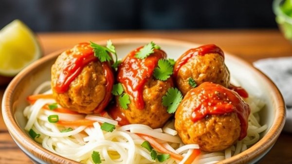 Thai Chicken Meatballs