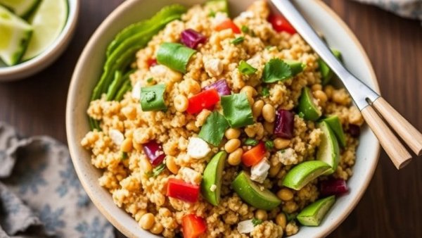 Thai Peanut Quinoa Salad