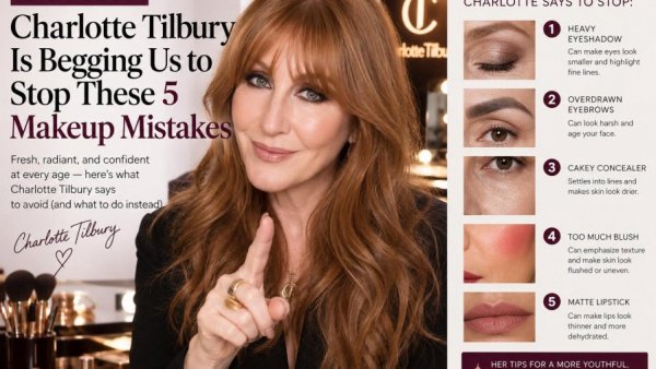 Midlife Women: Charlotte Tilbury Is Begging Us to Stop These 5 Makeup Mistakes