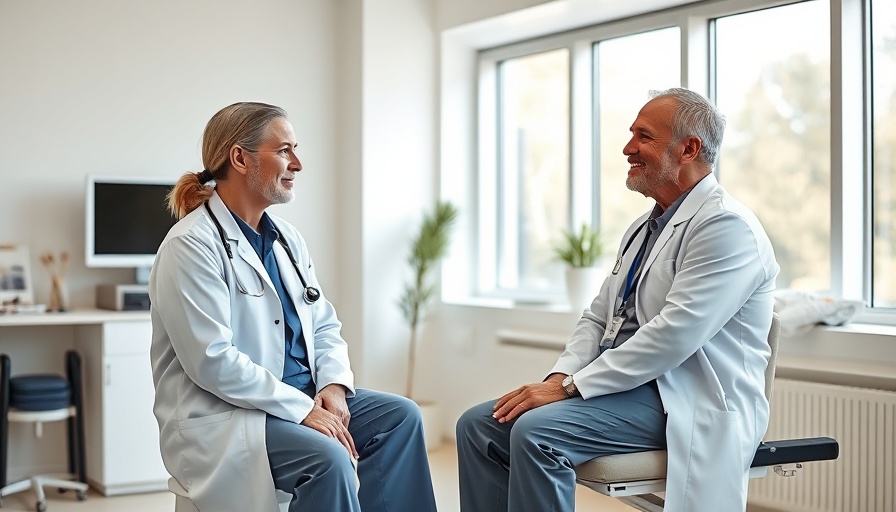 Doctor consulting with patient about Health Savings Account savings strategies.