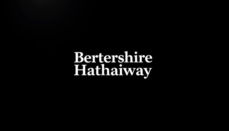 Berkshire Hathaway logo on a black background.