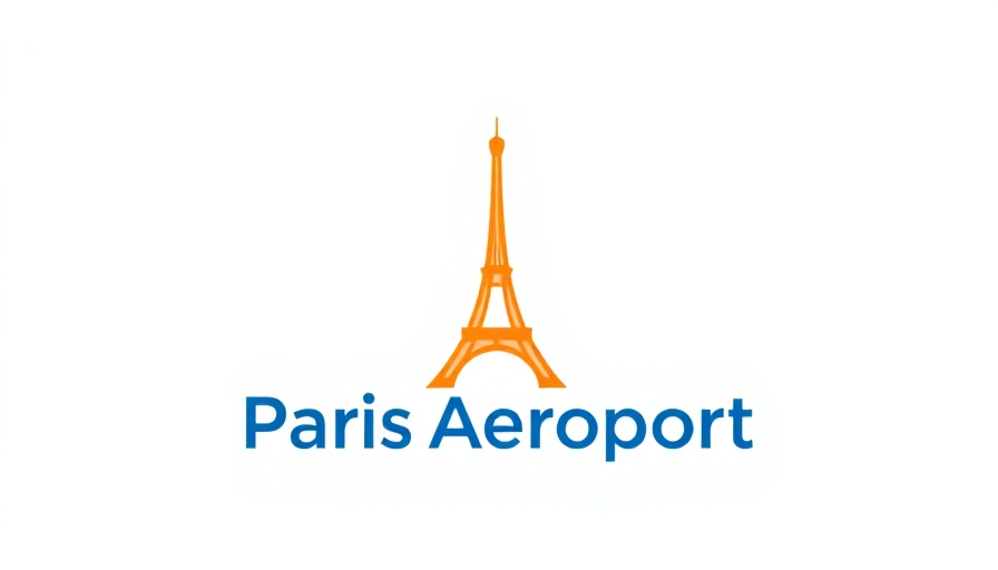 Modern Paris Aéroport logo, symbolizing Aeroports de Paris SA financial performance.