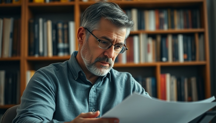 Contemplative man analyzing finances, illustrating investing in cryptocurrency risks.