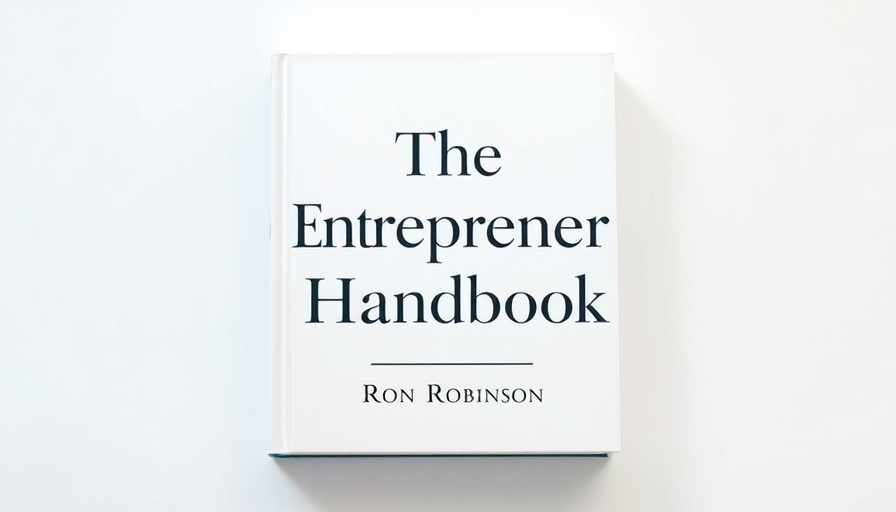 Cover of 'The Entrepreneur's Handbook' by Ron Robinson.