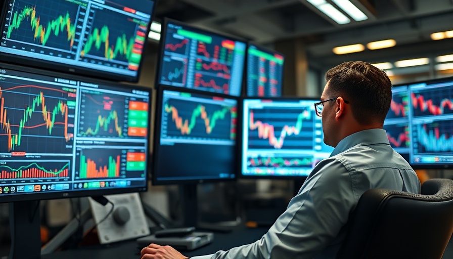 Trader evaluates stock charts, highlighting financial planning strategies.