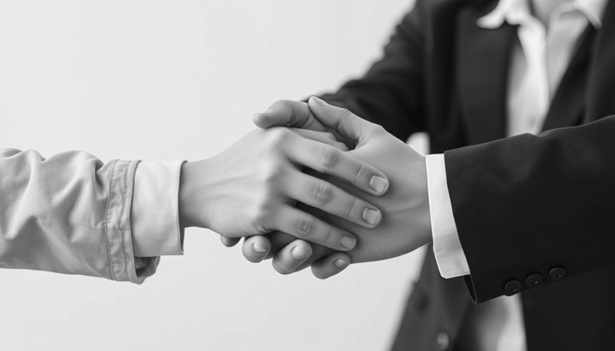 Hands clasped in teamwork, financial planning concept.