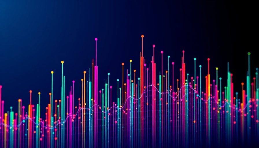 Abstract colorful data visualization symbolizing Private Credit ETF.