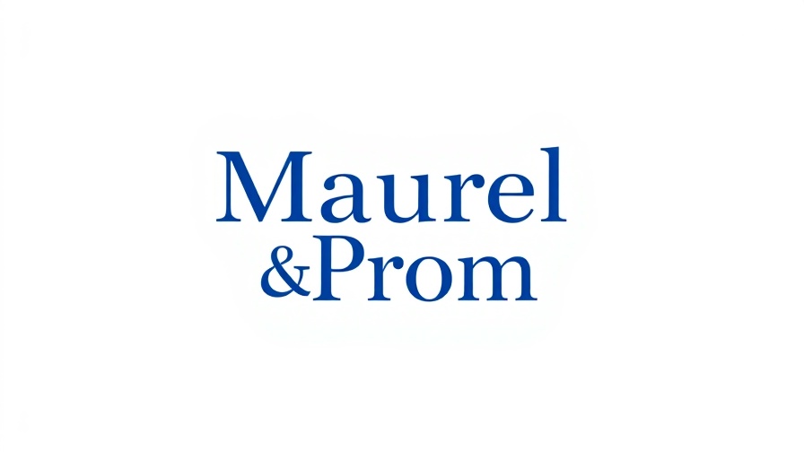 Maurel & Prom Webcast Investor Insights logo on white background.