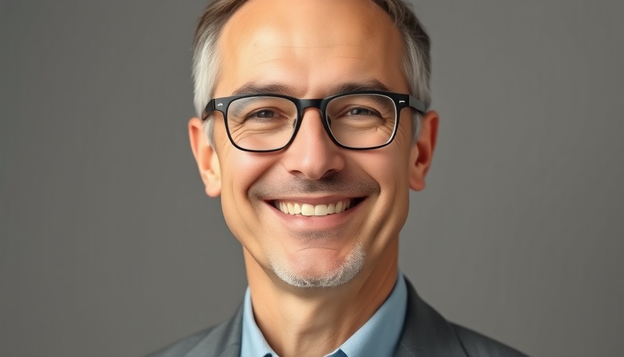 Smiling man in professional attire, financial planning concept.