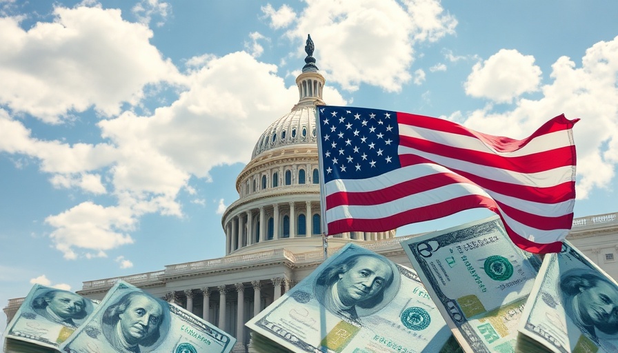 SEC funding cuts symbolized by Capitol dome and currency overlay.