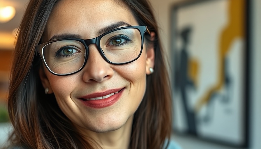Confident woman in photorealistic portrait related to Blackstone Multi-Asset Investing.
