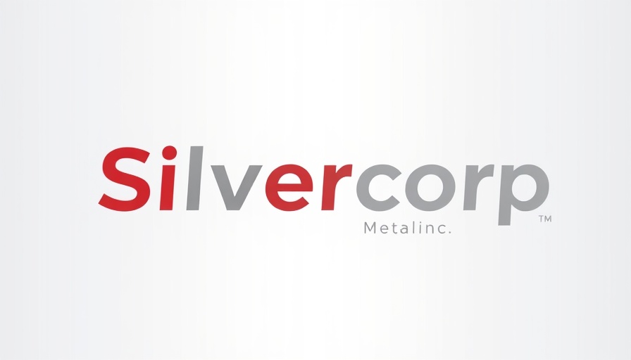 Silvercorp Metals Inc. logo design displaying corporate branding.