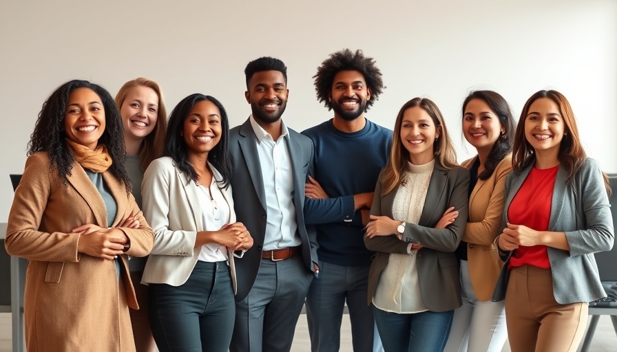 Confident professionals in modern office for financial planning.