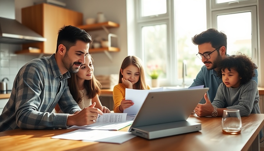 Young family managing finances for veterans financial well-being.