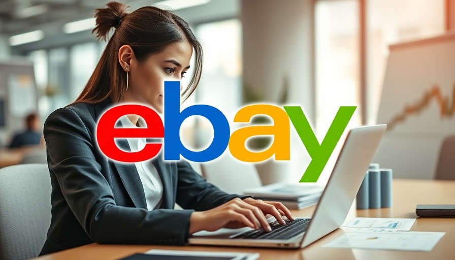 eBay Open Banking integration illustration with professional setup.