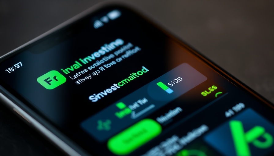 Close-up of smartphone with Robinhood app, AI-Powered Investing Assistant Summaries.