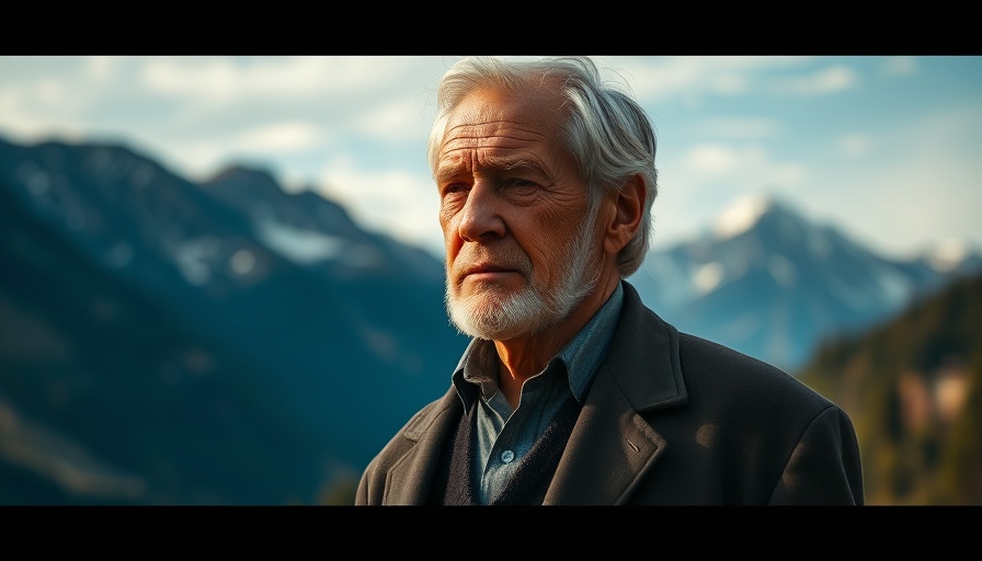 Distinguished older man outdoors, Interest Rate Cut Implications context.