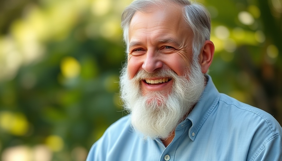 Smiling elder man, Oregon Coast Community College small business fund