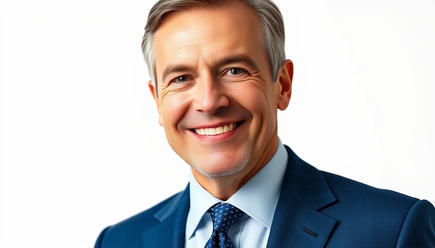 Middle-aged man in business suit smiling, Private Equity Offers.