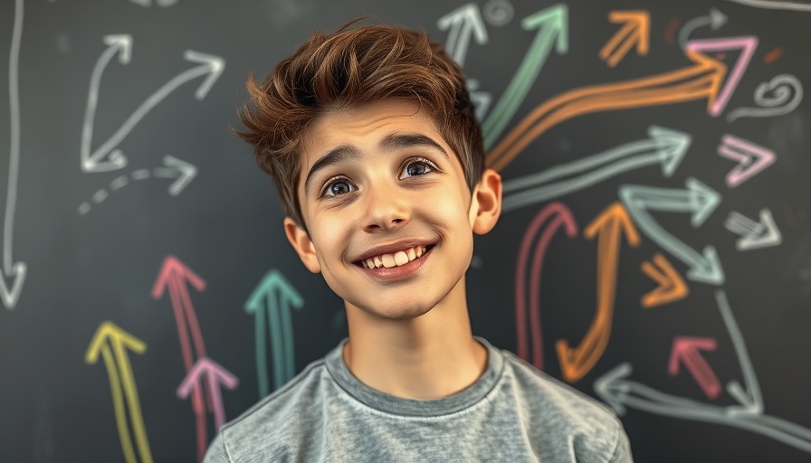 Curious young man contemplating colorful arrows, stocks to buy right now decision-making concept.