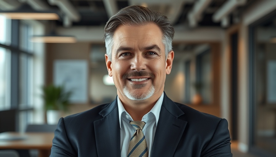 Well-dressed man posing confidently, office setting, financial planning.