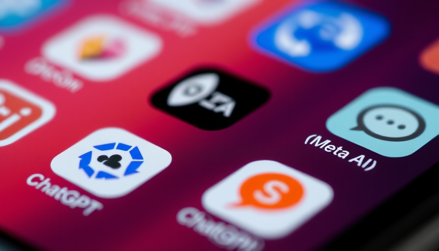 AI tools for small business displayed on smartphone screen.