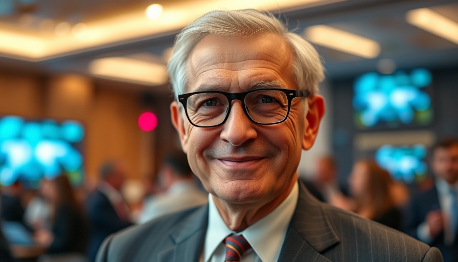 Elderly man smiling in a suit at a conference, relevant to Warren Buffett stocks to buy now.