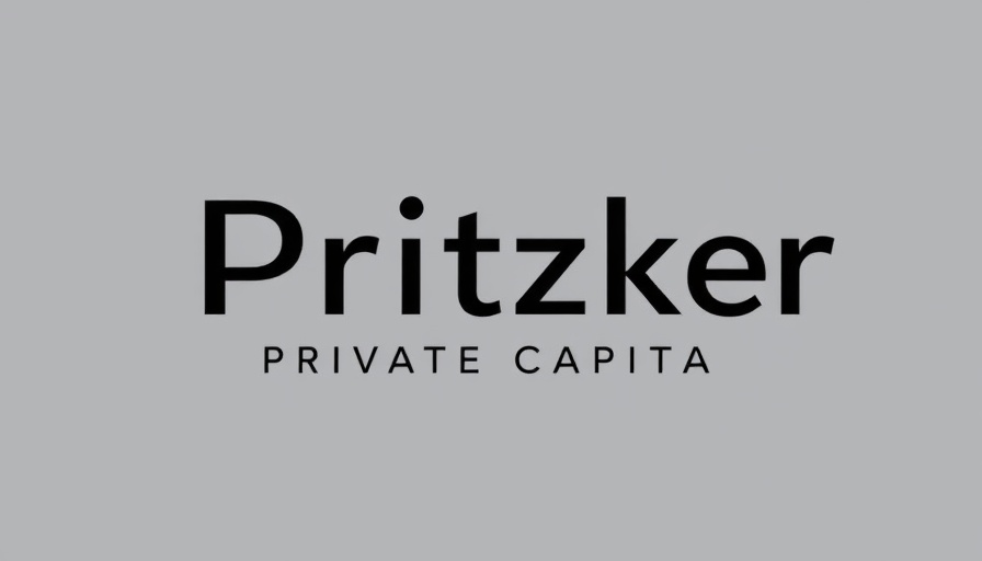 Pritzker Private Capital logo, modern typographic design.