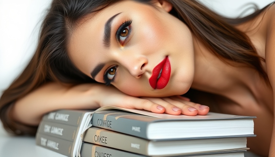Brunette woman with books, Nora Ephron rom-com legacy inspiration.