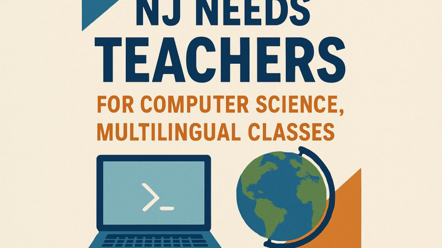 NJ needs teachers for computer science, multilingual classes