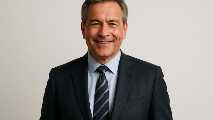 Corporate Affairs at Sun Pharma: Confident professional man smiling.