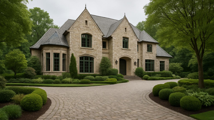 Luxurious home with elegant landscaping in Essex County