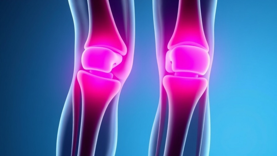 3D depiction of joint inflammation and lupus damage.