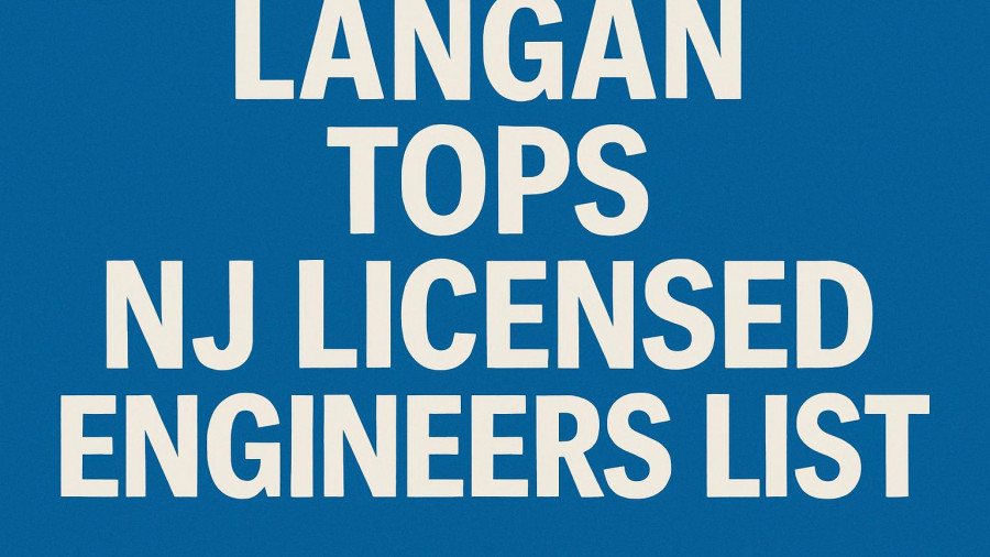 Langan tops NJ licensed engineers list