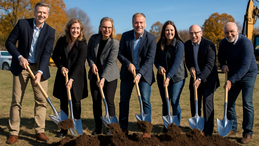 Groundbreaking ceremony for New Jersey American Water operations center
