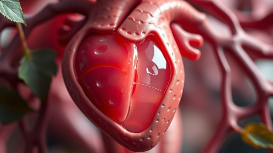 3D heart valve model illustrating STEMI outcomes iFR PCI in a medical context.