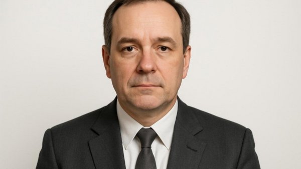 Portrait of middle-aged man appointed by Frier Levitt.