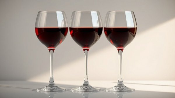 Three wine glasses filled with red wine symbolizing heavy drinking brain health.