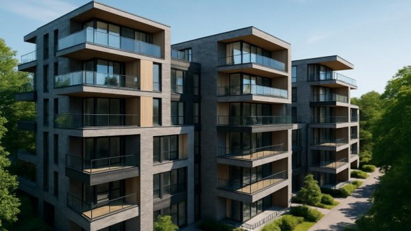 Stonehill at West Orange apartments, modern exterior view