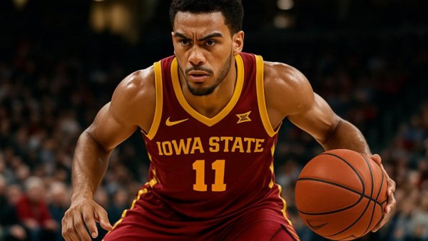 Iowa State player focused during Mississippi State vs Iowa State game