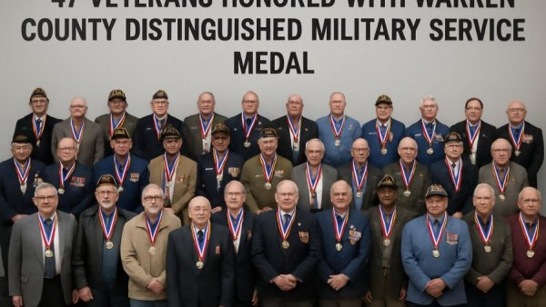 47 veterans honored with Warren County Distinguished Military Service Medal