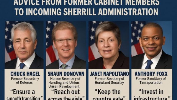 Advice from former cabinet members to incoming Sherrill administration