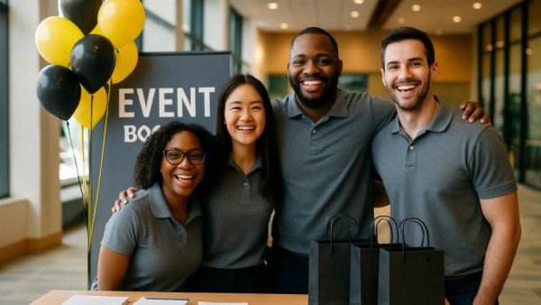 SuburbanCares Initiative event with smiling team indoors.