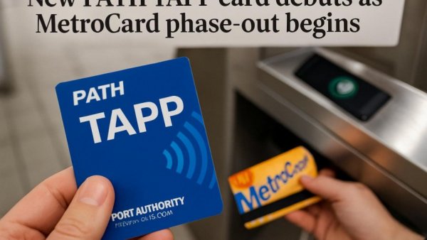 New PATH TAPP card debuts as MetroCard phase-out begins