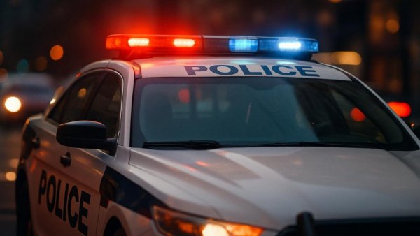 Drive sober or get pulled over campaign in New Jersey with police car