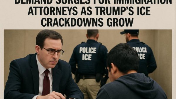 Demand surges for immigration attorneys as Trump’s ICE crackdowns grow
