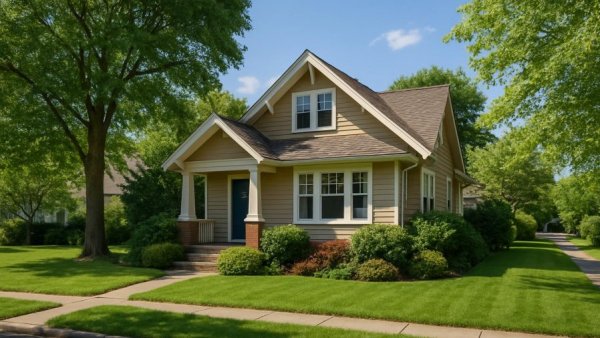 Charming suburban house in Middlesex County with lush yard.