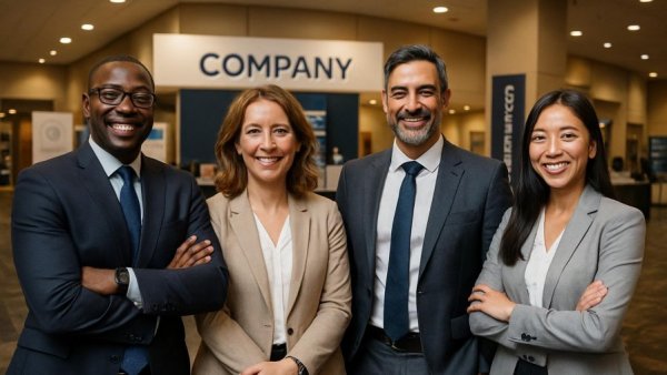 Newark Regional Business Partnership Board members at conference event.