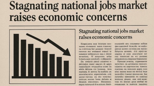 Stagnating national jobs market raises economic concerns
